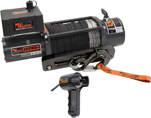 Mile Marker SEC9.5 9500lb Electric Winch W/Synthetic Rope - Team