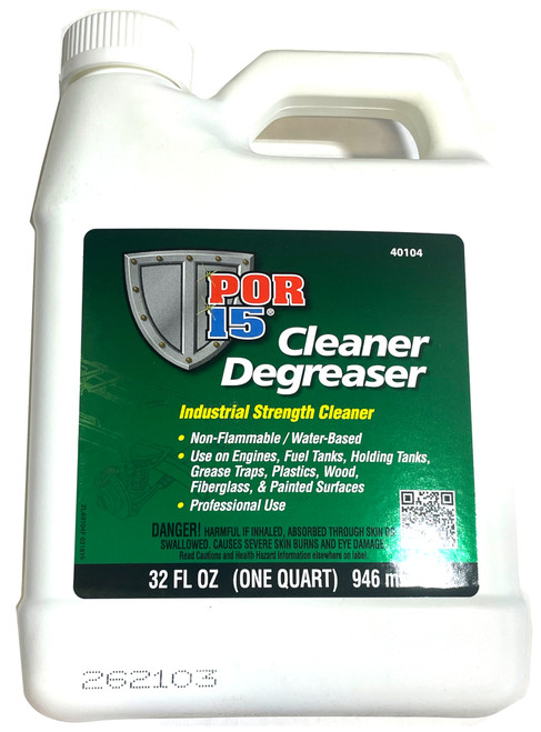 POR-15 Cleaner Degreaser Industrial Strength 1-Quart Bottle 