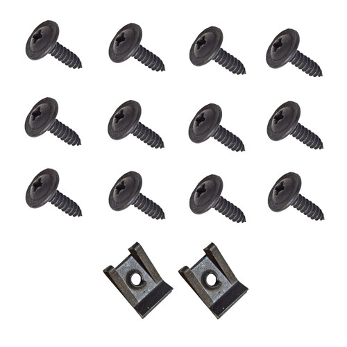 そびぞう Glove Box Door 14 Piece Screw & Lock Nut Set GW 1986-1991 - Team