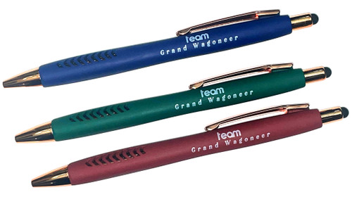 筆記具 Great pen Team Grand Wagoneer Soft Touch Stylus Tip 3-Ballpoint Pen Set