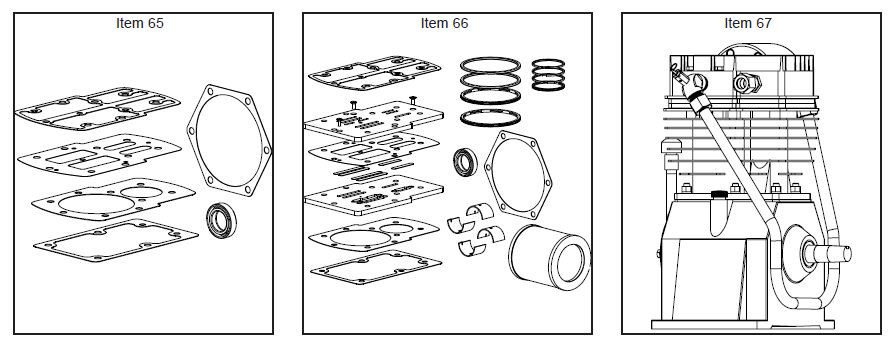 IND AIR, 13 HP HONDA/GNE 30 GAL HZ, HB75