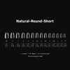 Gel-X Natural ROUND SHORT Tips (600 pcs/box)