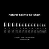 Gel-X Natural STILETTO EXTRA SHORT Tips (600 pcs/box)