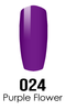 DND DC DUO SOAK OFF GEL AND LACQUER | 024 Purple Flower |