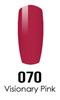 DND DC DUO SOAK OFF GEL AND LACQUER | 070 Visionary Pink  |