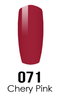 DND DC DUO SOAK OFF GEL AND LACQUER | 071 Cherry Punch |
