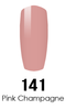 DND DC DUO SOAK OFF GEL AND LACQUER | 141 Pink Champagne |