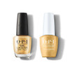 OPI GelColor & Lacquer Combo | This Gold Sleighs Me (HRM05)