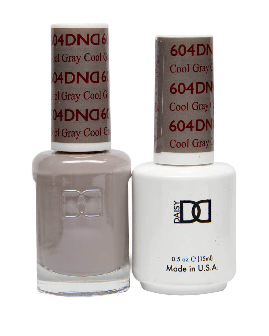 DND SOAK OFF GEL POLISH DUO | Cool Gray 604 | - MAX Beauty Source