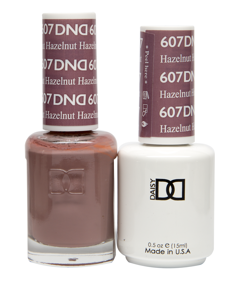 DND SOAK OFF GEL POLISH DUO DIVA COLLECTION | Hazelnut, 607 | - MAX ...