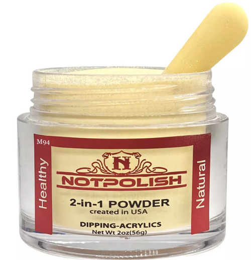 Not Polish Dip & Dap Powder 2 oz | M Collection | M94 SUNLIT YELLOW