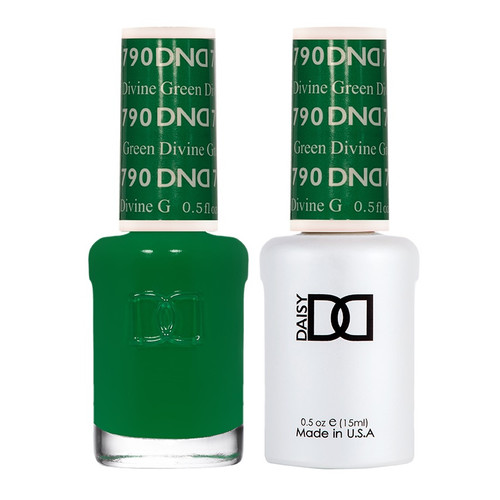 DND SOAK OFF GEL POLISH DUO | Divine Green 790 |