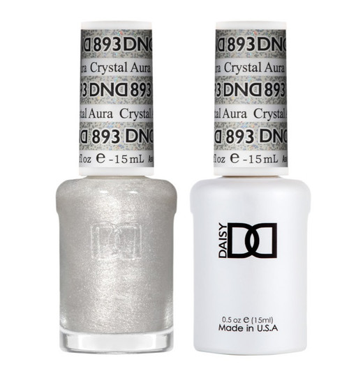 DND SOAK OFF GEL POLISH DUO | SUPER GLITTER COLLECTION 2023 | Crystal Aura 893 |