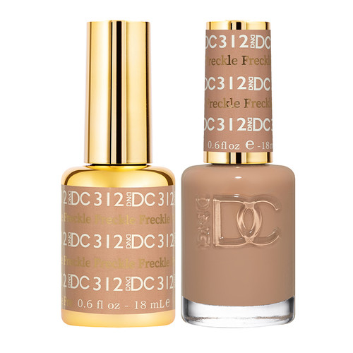 DND DC DUO SOAK OFF GEL AND LACQUER | 312 Freckle |