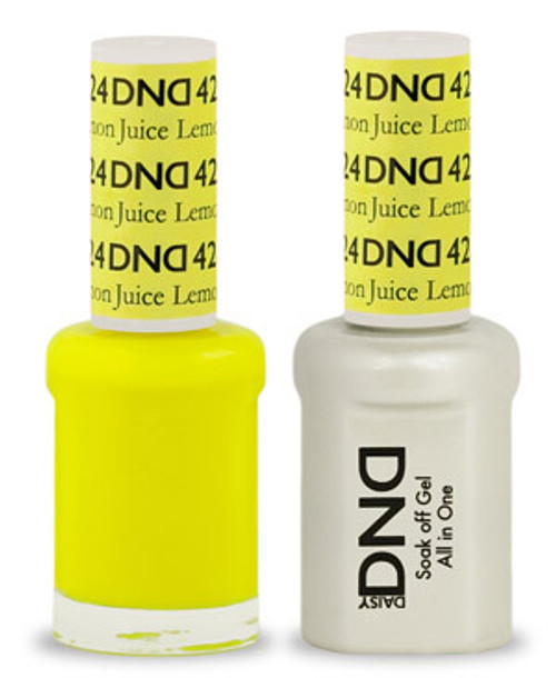 DND SOAK OFF GEL POLISH DUO | Lemon Juice 424 |