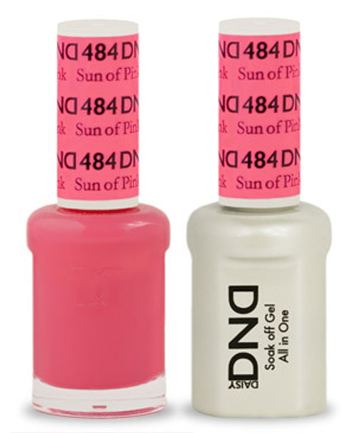 DND SOAK OFF GEL POLISH DUO | Sun Of Pink 484 |