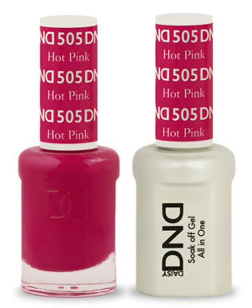 DND SOAK OFF GEL POLISH DUO | Hot Pink 505 |