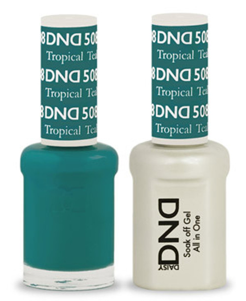 DND SOAK OFF GEL POLISH DUO | Tropical Teal 508 |