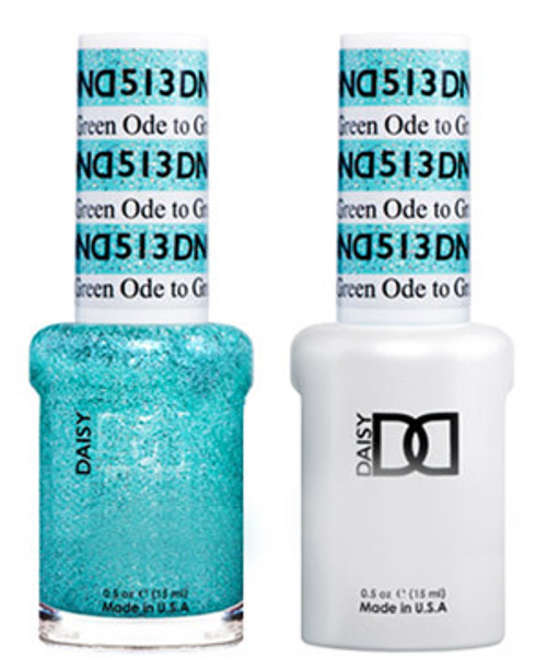 DND SOAK OFF GEL POLISH DUO | Ode To Green 513 |