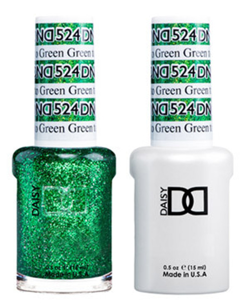 DND SOAK OFF GEL POLISH DUO | Green To Green 524 |