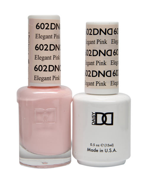 DND SOAK OFF GEL POLISH DUO DIVA COLLECTION | Elegant Pink, 602 |