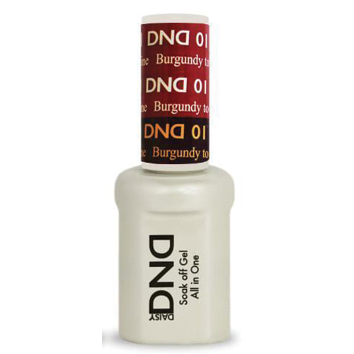 DND SOAK OFF GEL POLISH DUO MOOD CHANGE COLLECTION | Burgundy To Red Wine 01 |