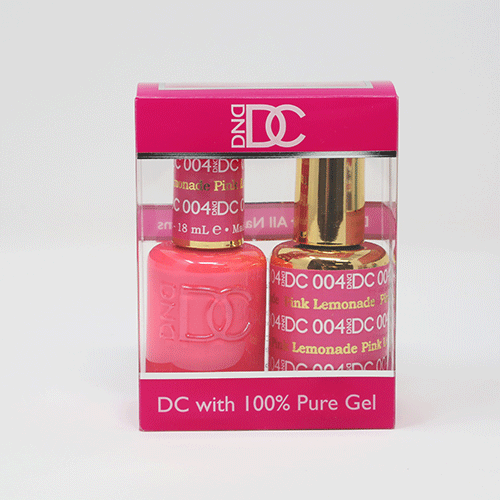 DND DC DUO SOAK OFF GEL AND LACQUER | 004 Pink Lemonade |