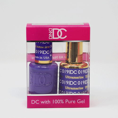 DND DC DUO SOAK OFF GEL AND LACQUER | 019 Ultramarine  |