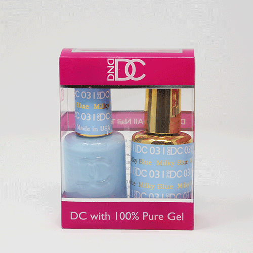 DND DC DUO SOAK OFF GEL AND LACQUER | 031 Milky Blue |