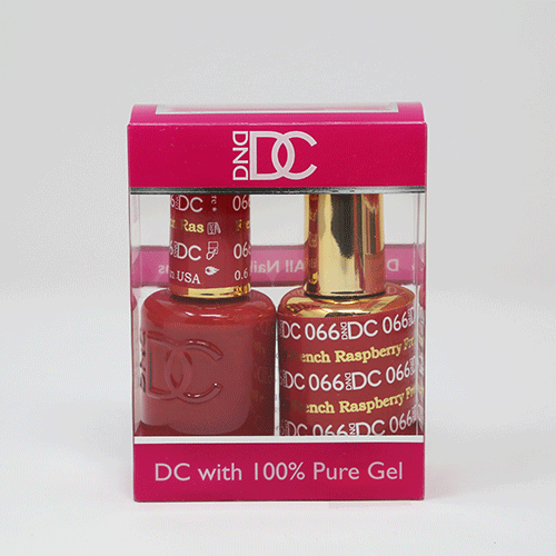DND DC DUO SOAK OFF GEL AND LACQUER | 066 French Raspberry |