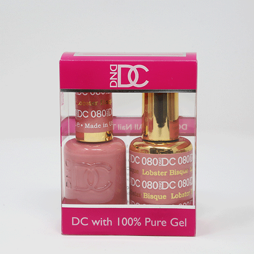 DND DC DUO SOAK OFF GEL AND LACQUER | 080 Lobster Bisque |