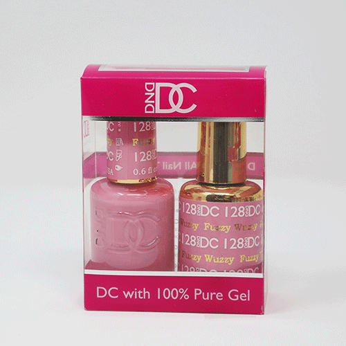 DND DC DUO SOAK OFF GEL AND LACQUER | 128 Fuzzy Wuzzy |