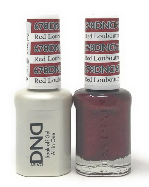 DND SOAK OFF GEL POLISH DUO DIVA COLLECTION | RED LOUBOUTIN, 678 |