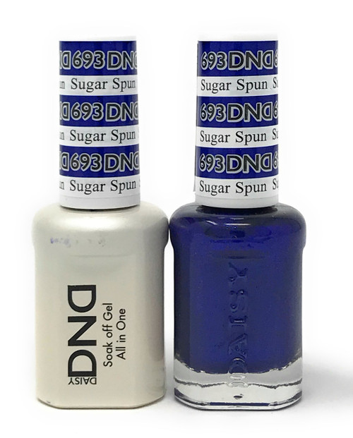 DND SOAK OFF GEL POLISH DUO DIVA COLLECTION | SUGAR SPUN, 693 |