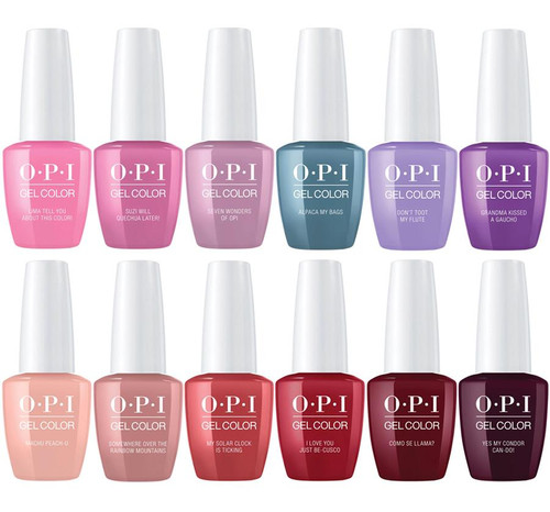 OPI GelColor Peru Collection Fall 2018