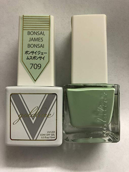 Gel Matching SOAK Off Gel & Nail Lacquer Bonsai James Bonsai #709 by VETRO