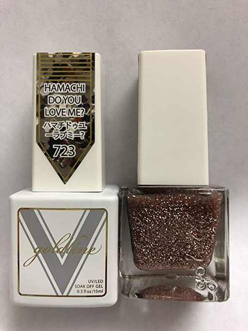 Gel Matching SOAK Off Gel & Nail Lacquer Hamachi DO You Love ME #723 by VETRO