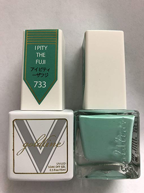Gel Matching SOAK Off Gel & Nail Lacquer I Pity The Fuji #733 by VETRO