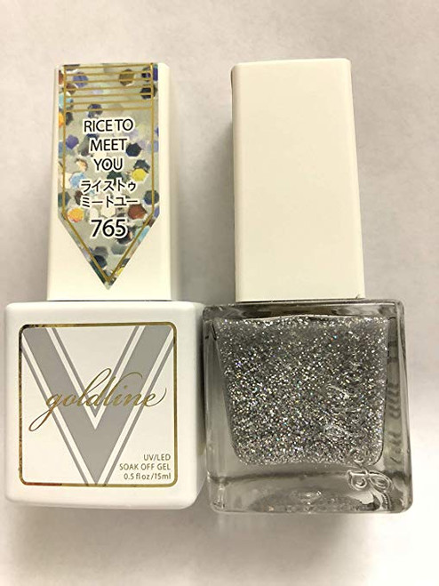 Gel Matching SOAK Off Gel & Nail Lacquer Rice to Meet You #765 by VETRO