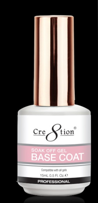 Cre8tion Soak Off BASE GEL .5 oz