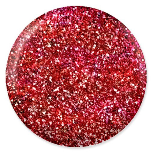 DND DC SOAK OFF GEL MERMAID | Sparkle Red 230