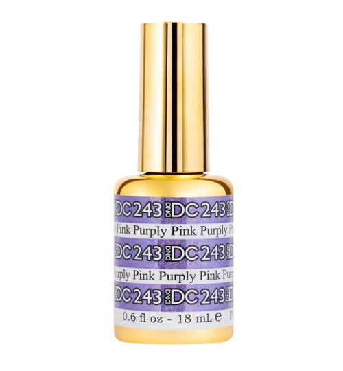 DND DC SOAK OFF GEL MERMAID | Purply Pink 243