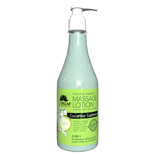 Healing Therapy Massage Lotion | 8oz | Cucumber Cashmere