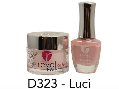 Revel Mates Matching Dip Powder 2 oz & Polish 0.5oz | D323 Luci