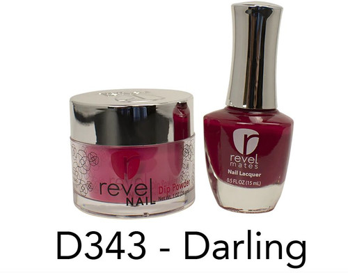 Revel Mates Matching Dip Powder 2 oz & Polish 0.5oz | D343 Darling