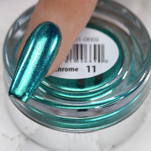 Cre8tion Chrome Nail Art Effect 1g | 11 Turquoise Chrome