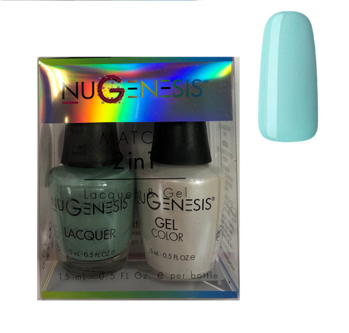 NUGENESIS Gel & Lacquer Combo |NU 74 Mint Julep