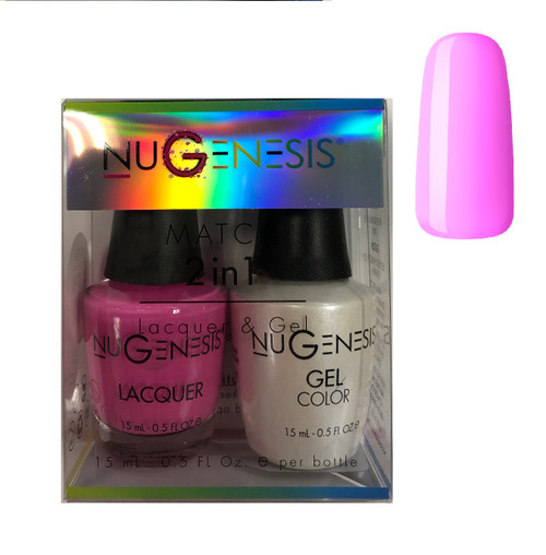 NUGENESIS Gel & Lacquer Combo |NU 76 Pink Panther