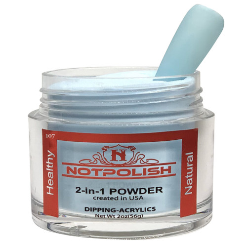 NotPolish Dip & Dap Powder 2oz | OG Collection | OG 107 AZURE