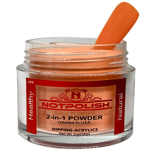 NotPolish Dip & Dap Powder 2 oz | OG Collection | OG 164 DARK ORANGE